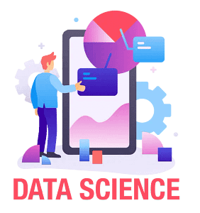 vector image for "Data Science "