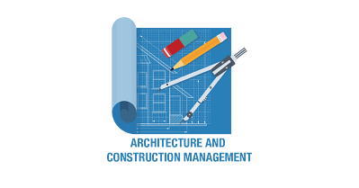 vector image for "Architecture and Construction Management"