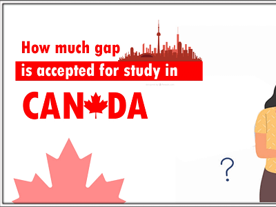 How much gap is accepted for study in Canada?